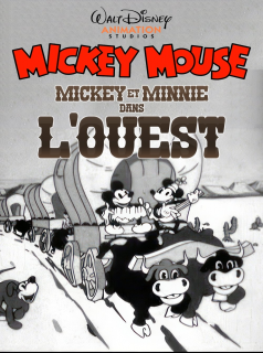 Mickey et Minnie dans l'Ouest